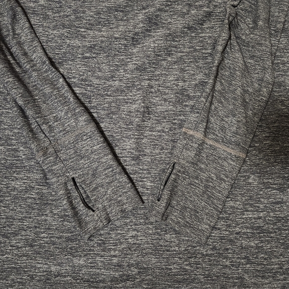 Lululemon Rehearsal Long Sleeve Heathered Black Swan Size 10 - Picture 10 of 13